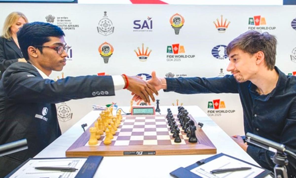 FIDE World Cup Chess: R. Praggnanandha escapes defeat