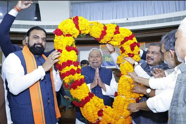 Nitish Kumar unanimously elected as NDA Legislative Council leader