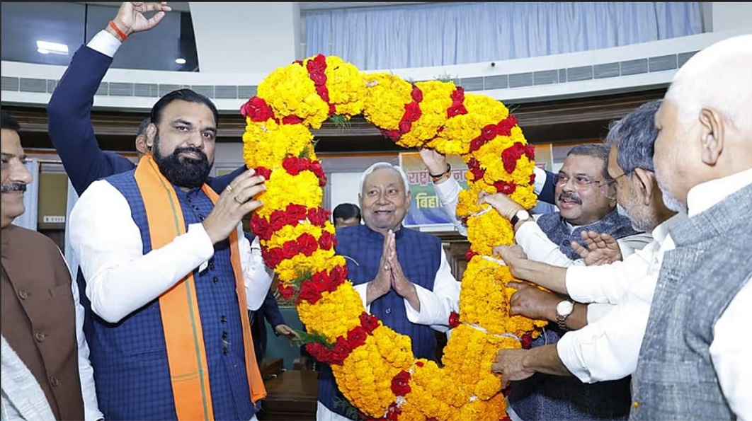 Nitish Kumar unanimously elected as NDA Legislative Council leader