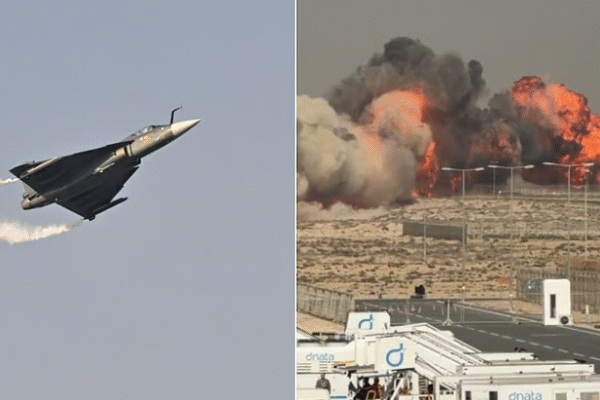 Indian fighter jet crashes at Dubai Air Show, pilot killed