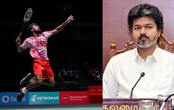 தமிழக வீரர் ஹரிஹரனுக்கு ரூ.30 லட்சம் ஊக்கத்தொகை: முதல்வர் விஜய் பாராட்டு!