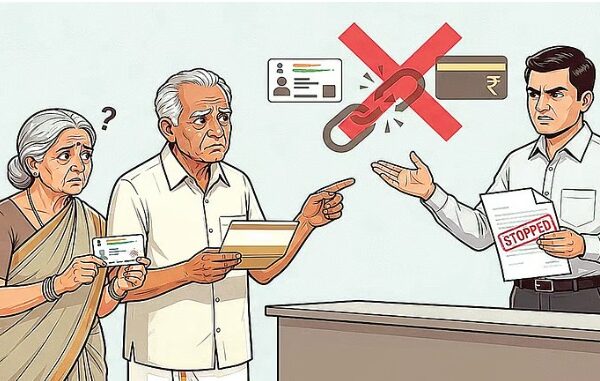 வங்கி கணக்குடன் ஆதார் எண் இணைக்காத முதியோருக்கு மாதாந்திர உதவித் தொகை நிறுத்தம்: திருவாரூர் மாவட்ட நிர்வாகம் தகவல்!